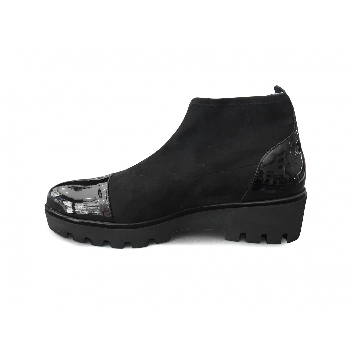 Boots talon compense DARIO Noir FOLIE S Shoes and Co